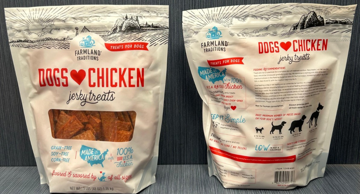 6 lbs x Farmland Traditions Chicken Jerky Dog Treats Human Grade 2 Ingredients