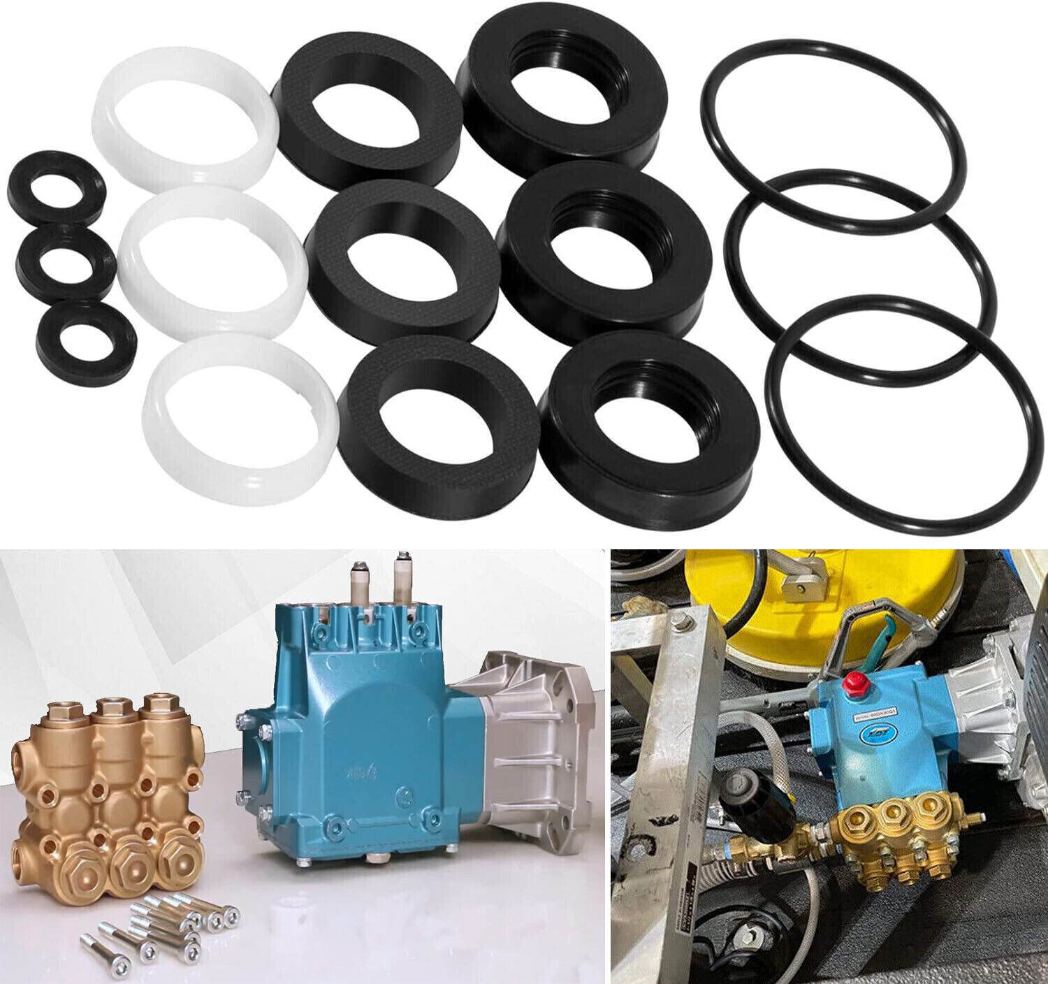 for Cat Pressure Washer Pump 66DX 6DX 6DX40G1I 66DX40G1I 6DX35G1I Seal Kit 34262