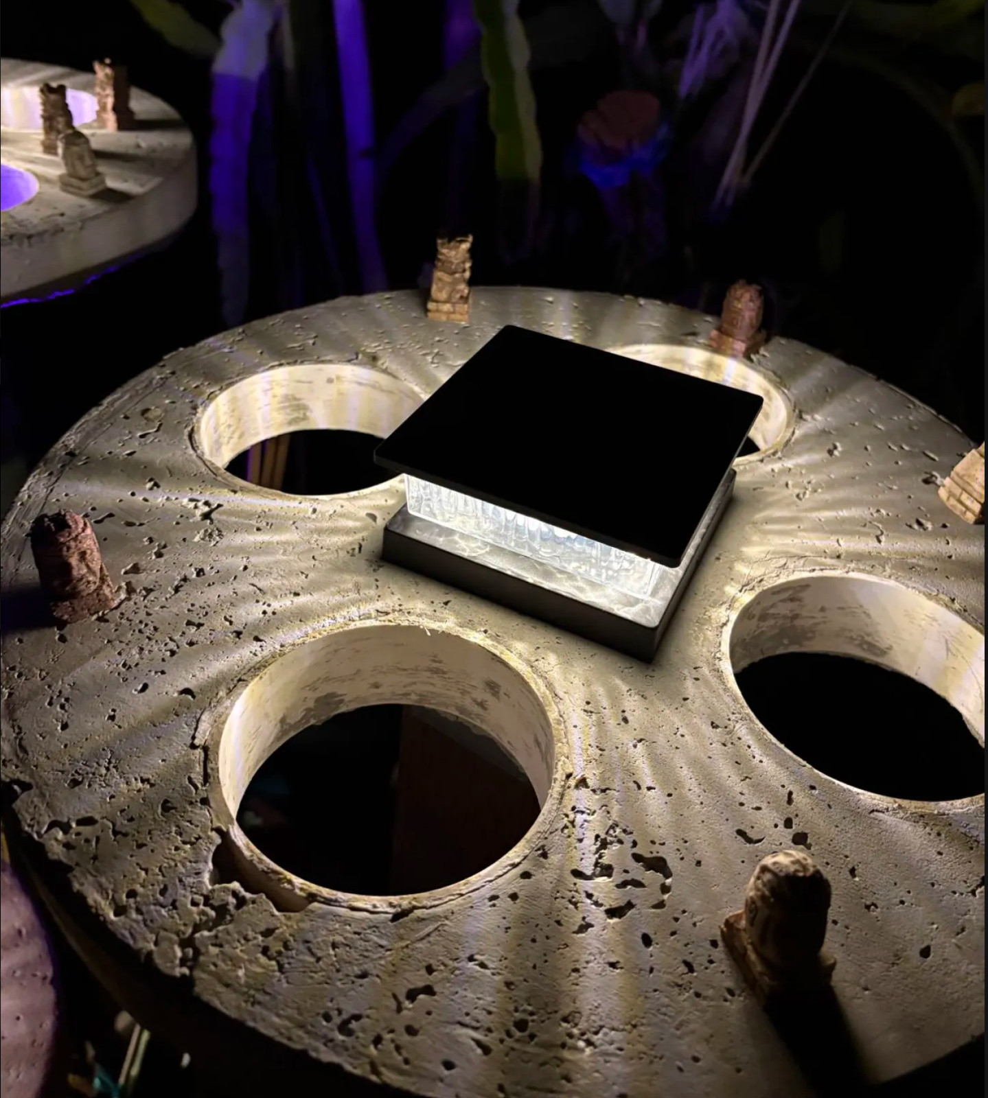 Dragon Fruit Trellis Topper with FREE LED SOLAR LIGHT Screw Direct to 4x4 Post