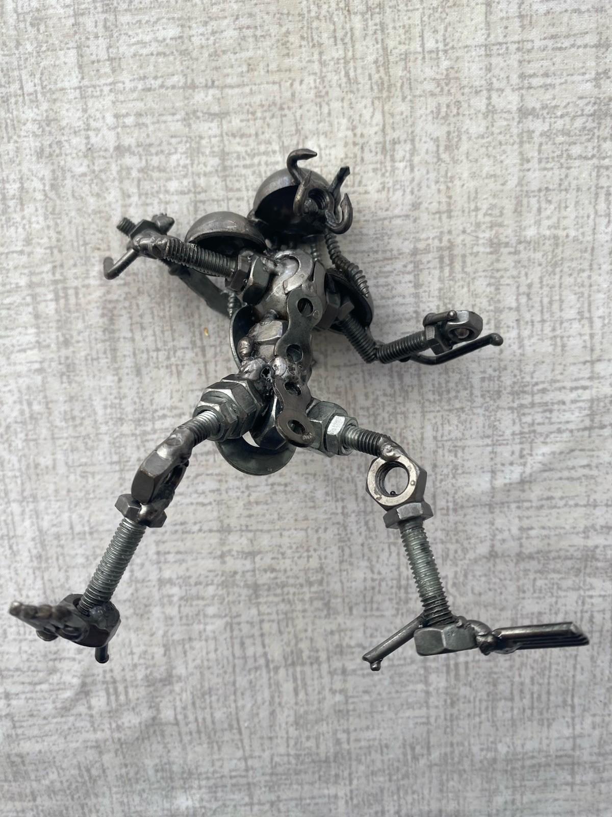 Alien Statue Metal Sculpture