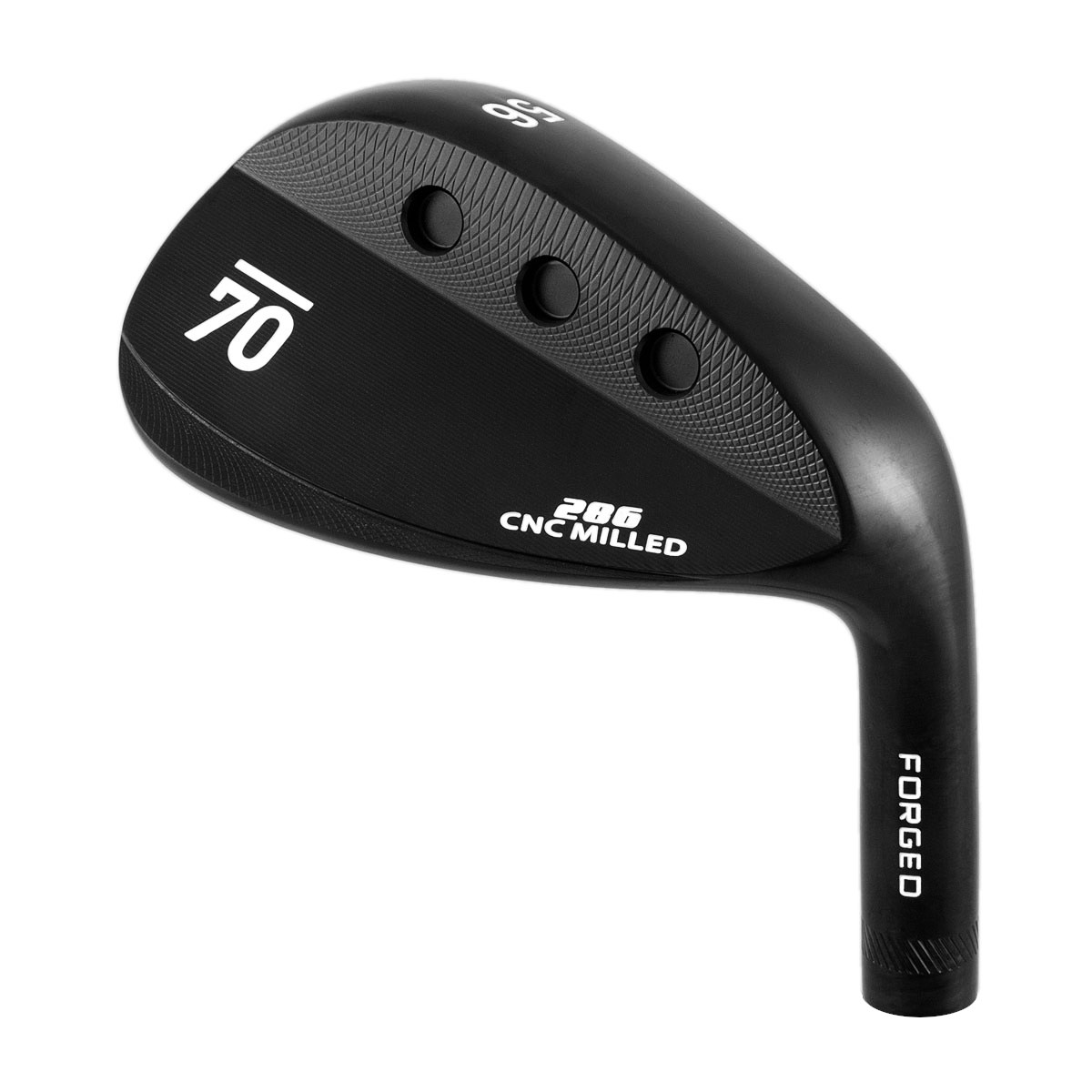 Sub 70 286 Forged Black Wedge Heads -  .370 Hosel - HEAD ONLY