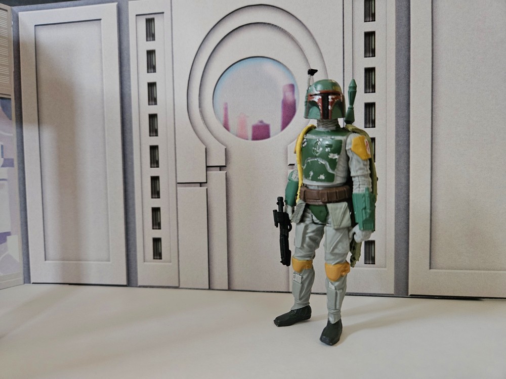 3.75" Cloud City Long Hallway Backdrop Star Wars Hasbro Kenner Ships Free