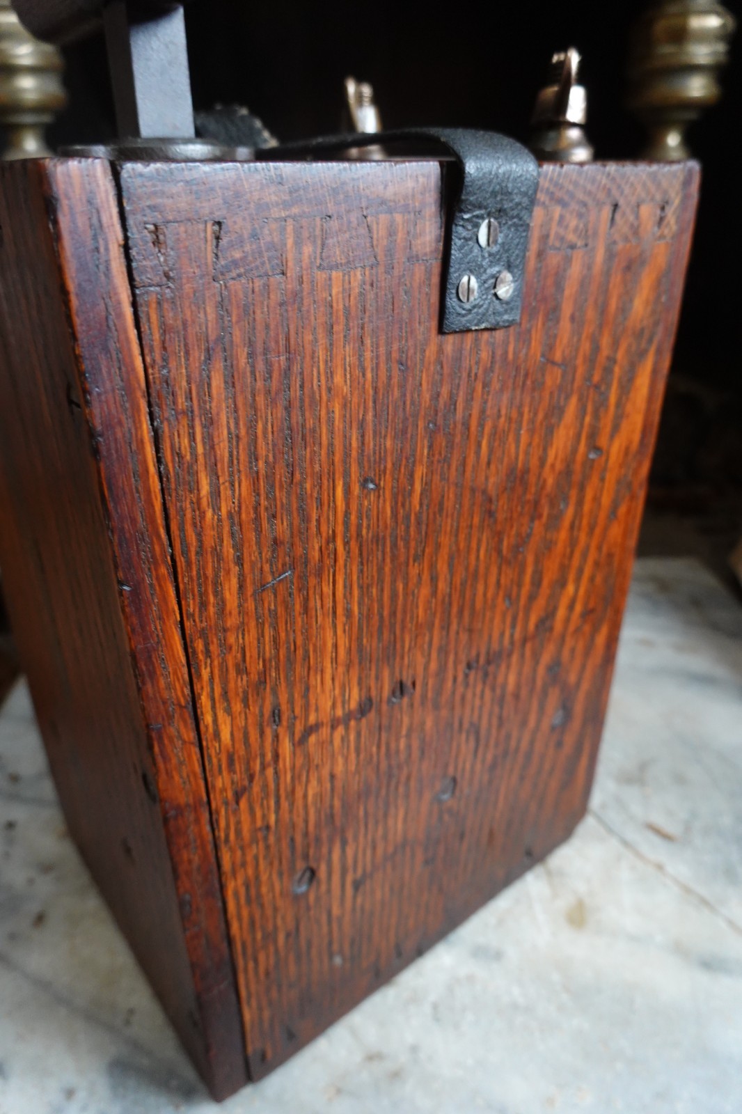 Antique "HERCULES" 30 CAP BLASTING MACHINE Dynamite Detonator Plunger Box