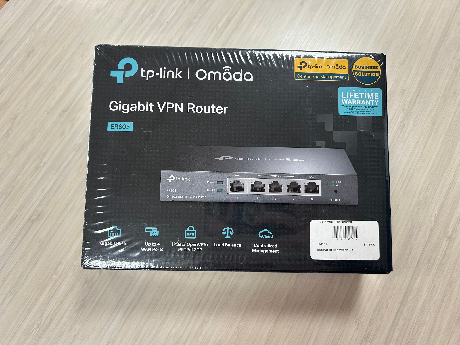 NEW TP-Link ER605 Omada Gigabit Multi-WAN VPN Router