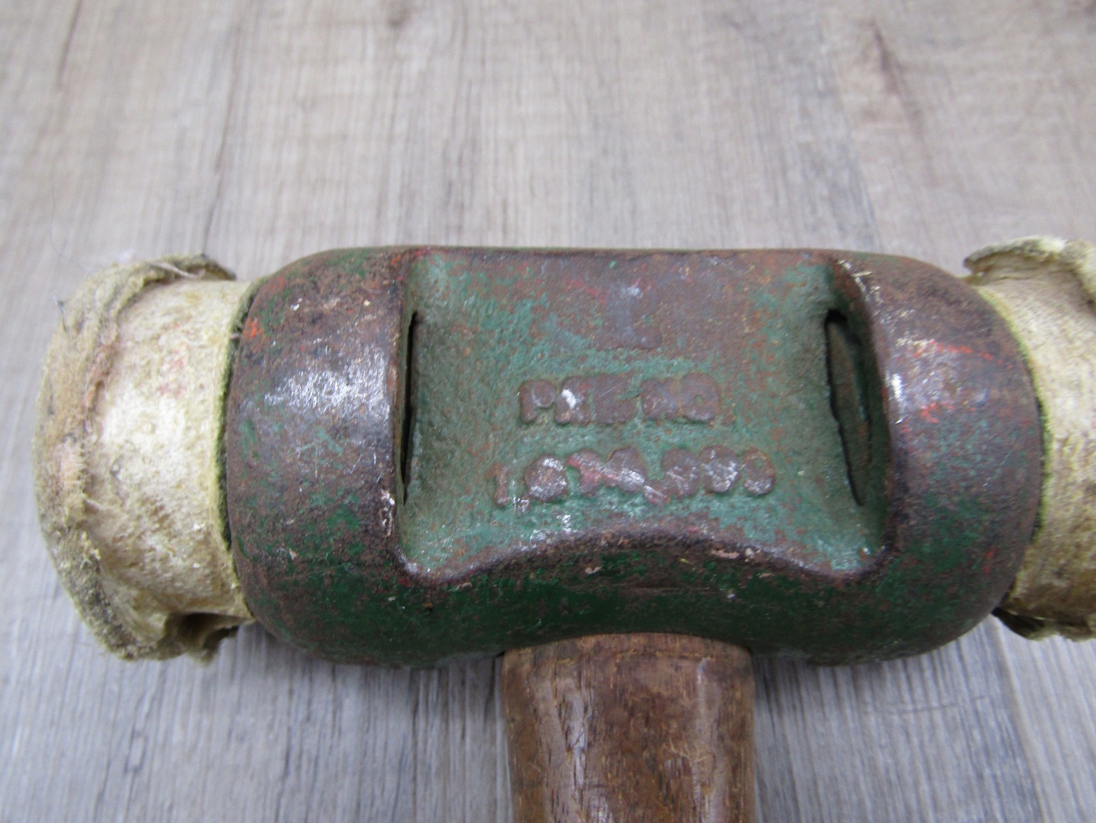 Vintage Garland No. 2 Rawhide Mallet Hammer Saco Maine