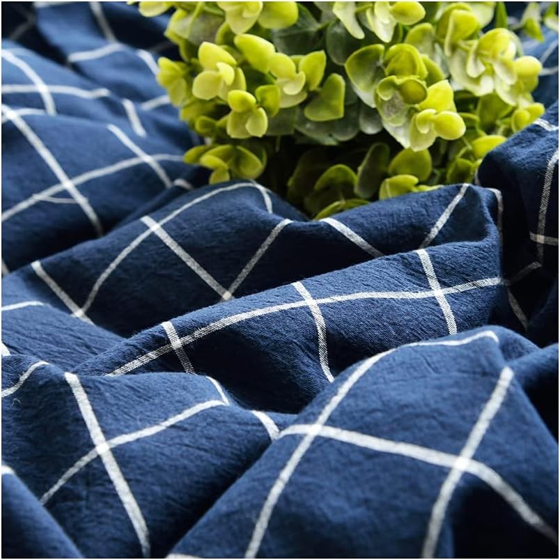 100% Washed Cotton Duvet Cover for Weighted Blanket 60x80
