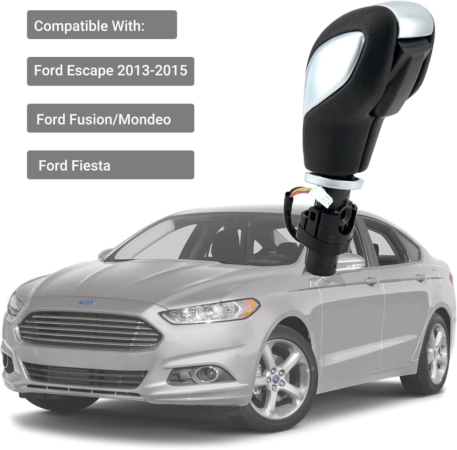 New Gear Shift Knob Shifter Lever Automatic Transmission For Ford Escape Fusion