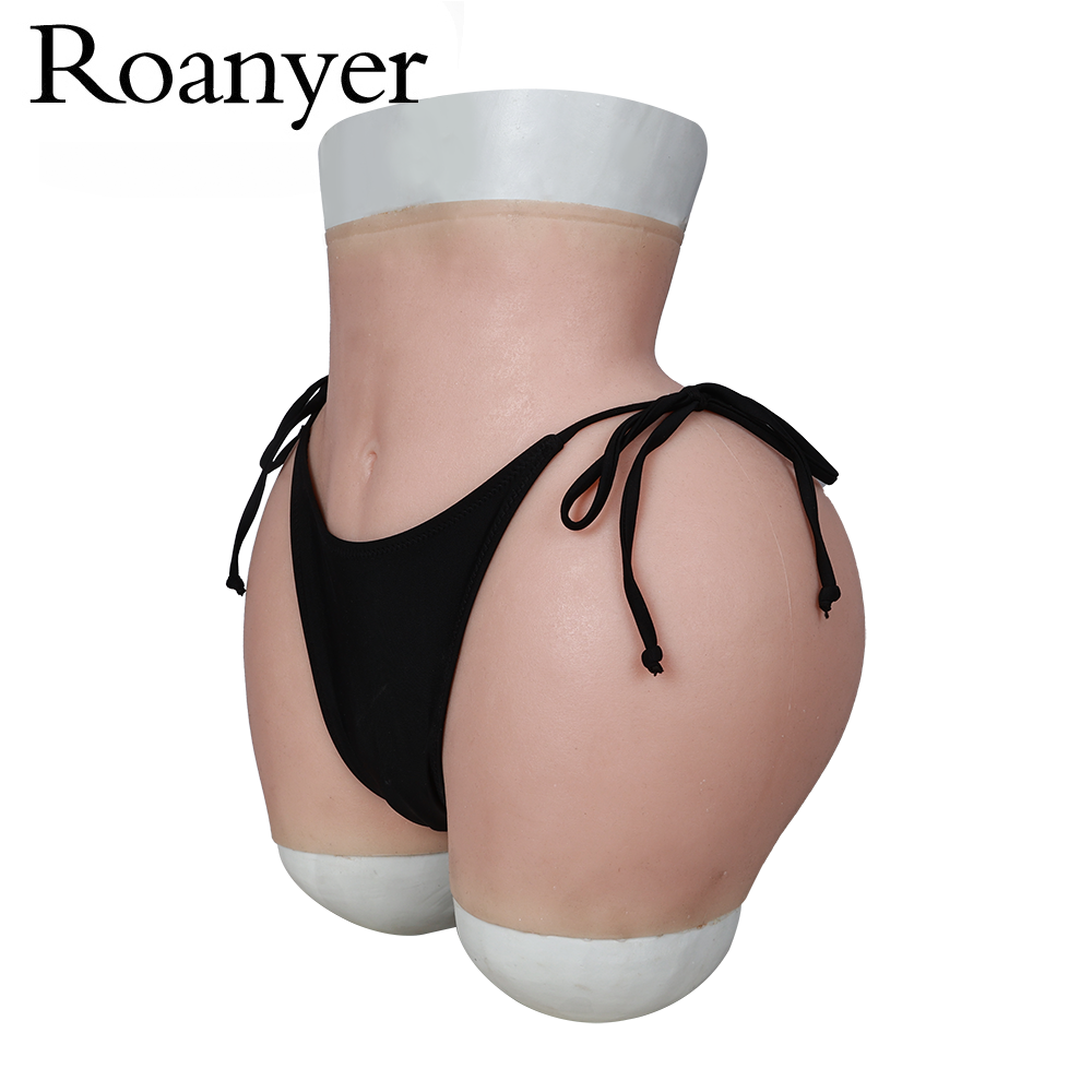 Roanyer Silicone Buttocks Underwear Hip Enhancer Pants Crossdresser Tansgender