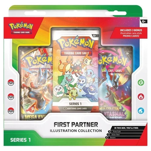 Pokémon TCG First Partner Illustration Collection Series 1 Sealed box
