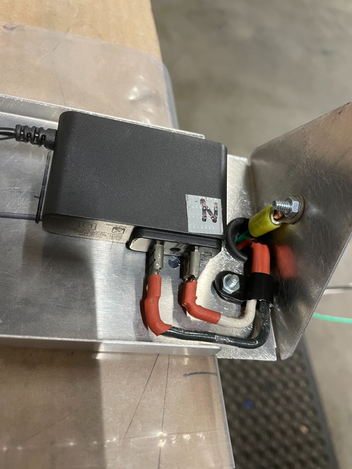 Lighted Sign "ON AIR" 18 inch. *intended for for direct hardwiring*. See desc.