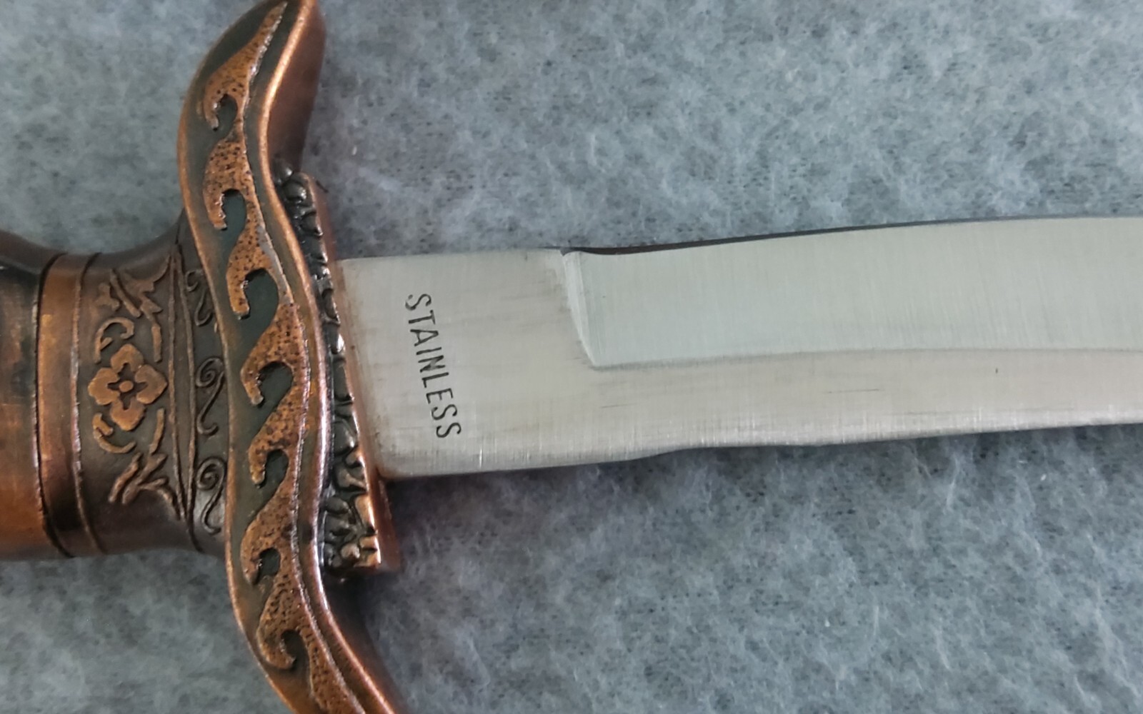 Copper Egyptian Dagger With Copper Sheath