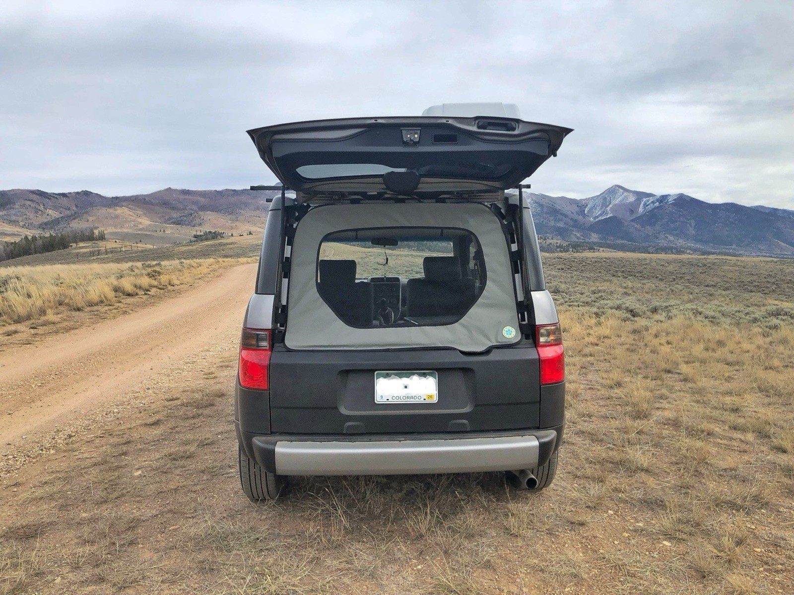 Honda Element -Half Moon- Privacy Bug Screen By Rain Dean