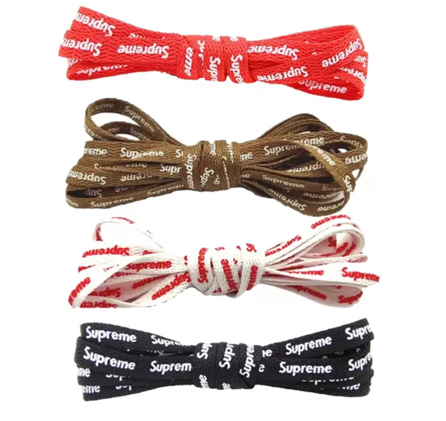 Supreme Flat Shoelaces Premium Quality Free Same Day Shipping