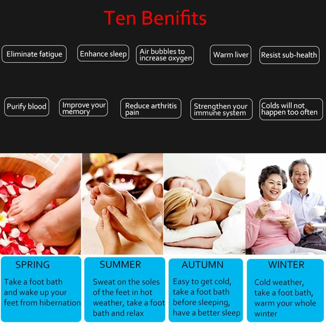 Ionic Detox Foot Bath Cleanse Spa Ion Kit Machine W/Tub Basin Array For Home