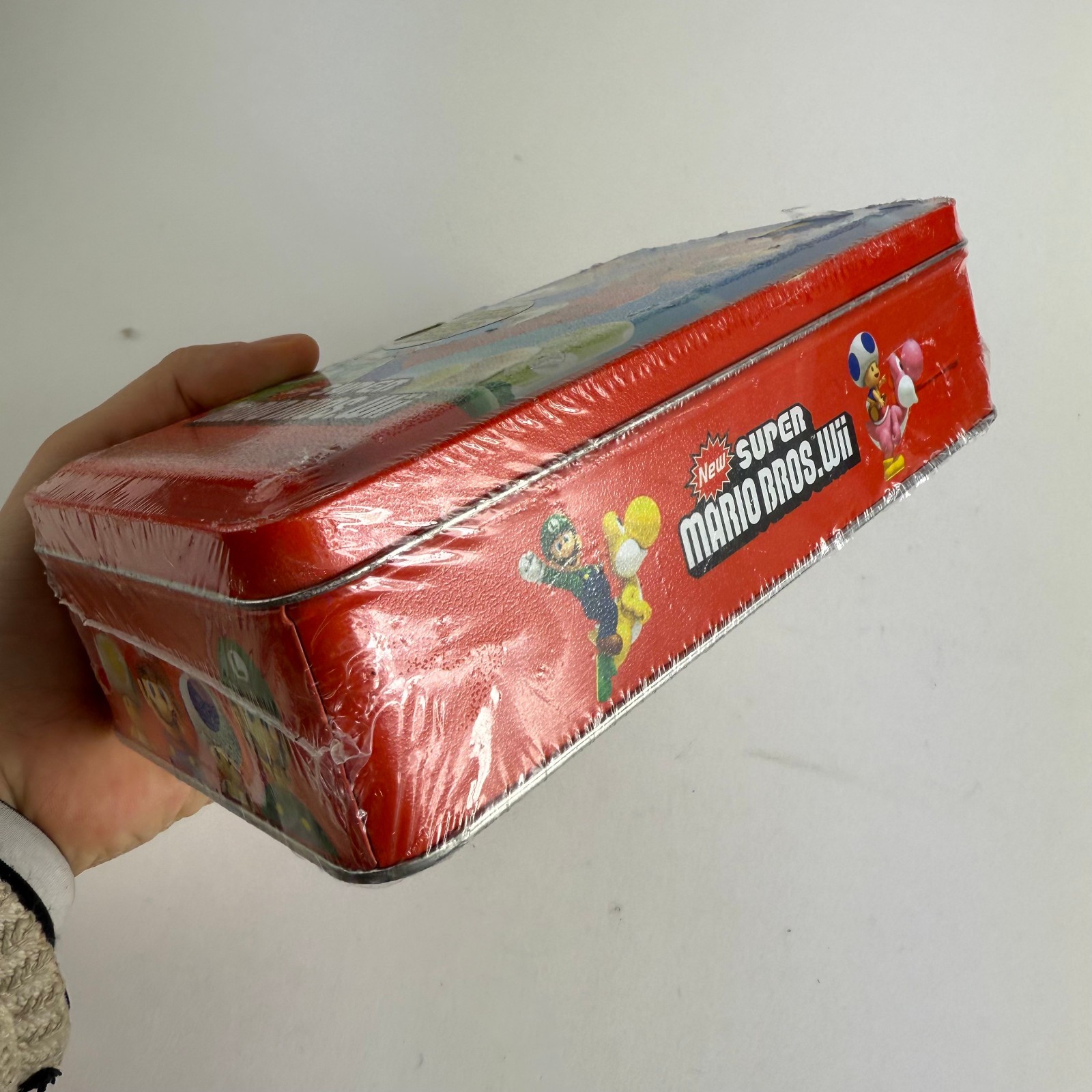 2010 Nintendo Enterplay New Super Mario Bros Wii Tin Sealed - 5 Fun Packs + More