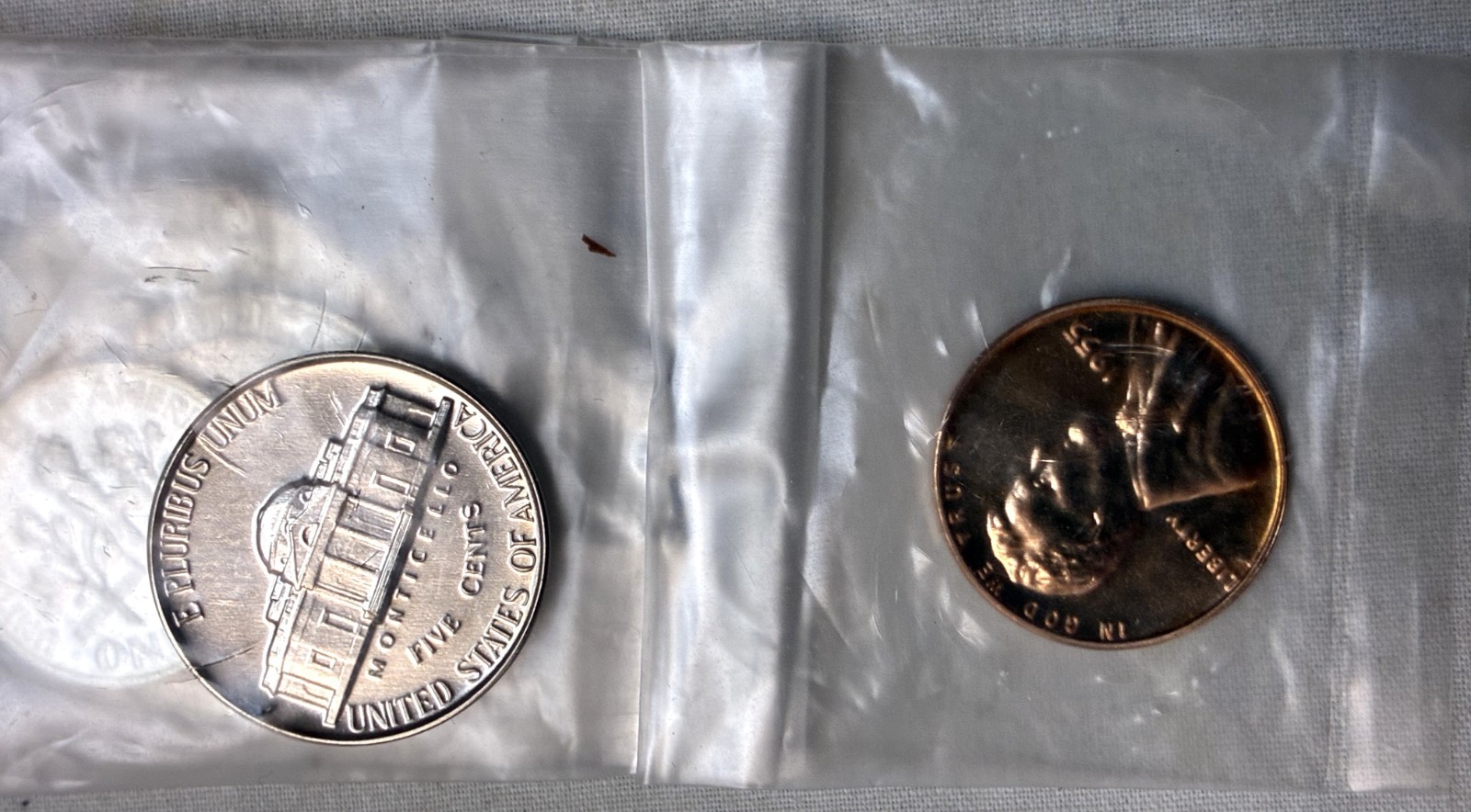 1955 U.S. Mint 5 Coin Proof Set - Original Box