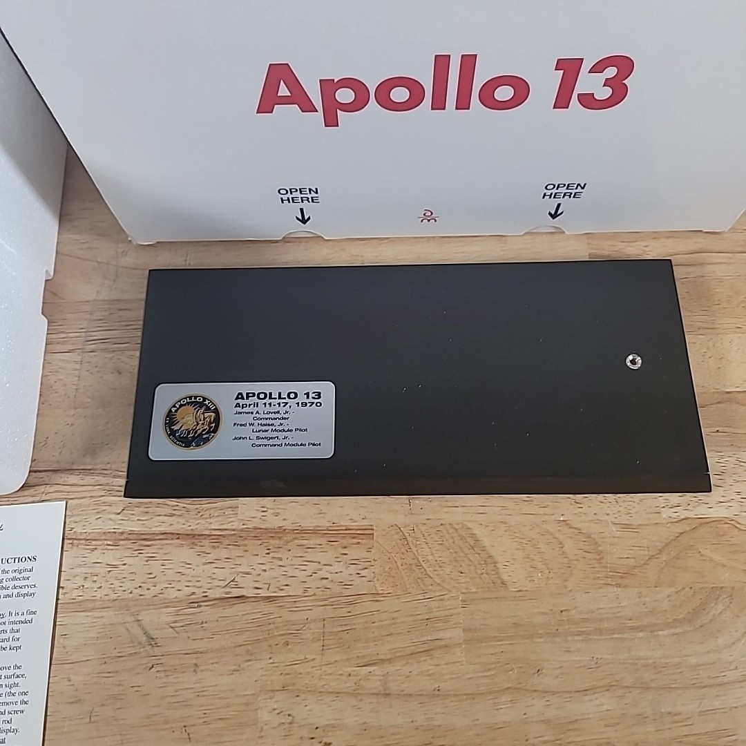 Danbury Mint APOLLO 13 Lunar Landing Model In Original Box with Paperwork 1:50