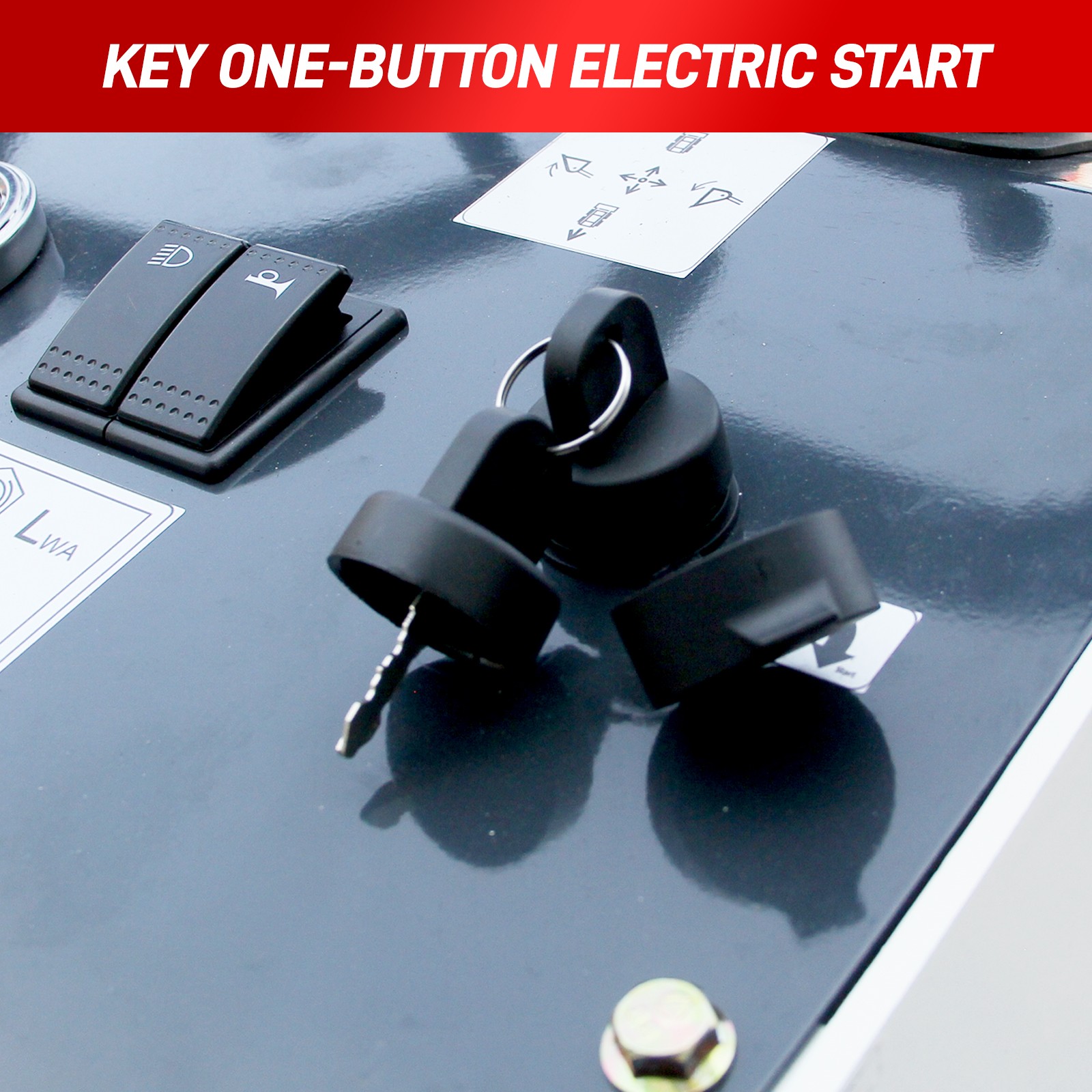 B&S Engine Mini Skid Steer Track Loader Crawler with 2 Attachments