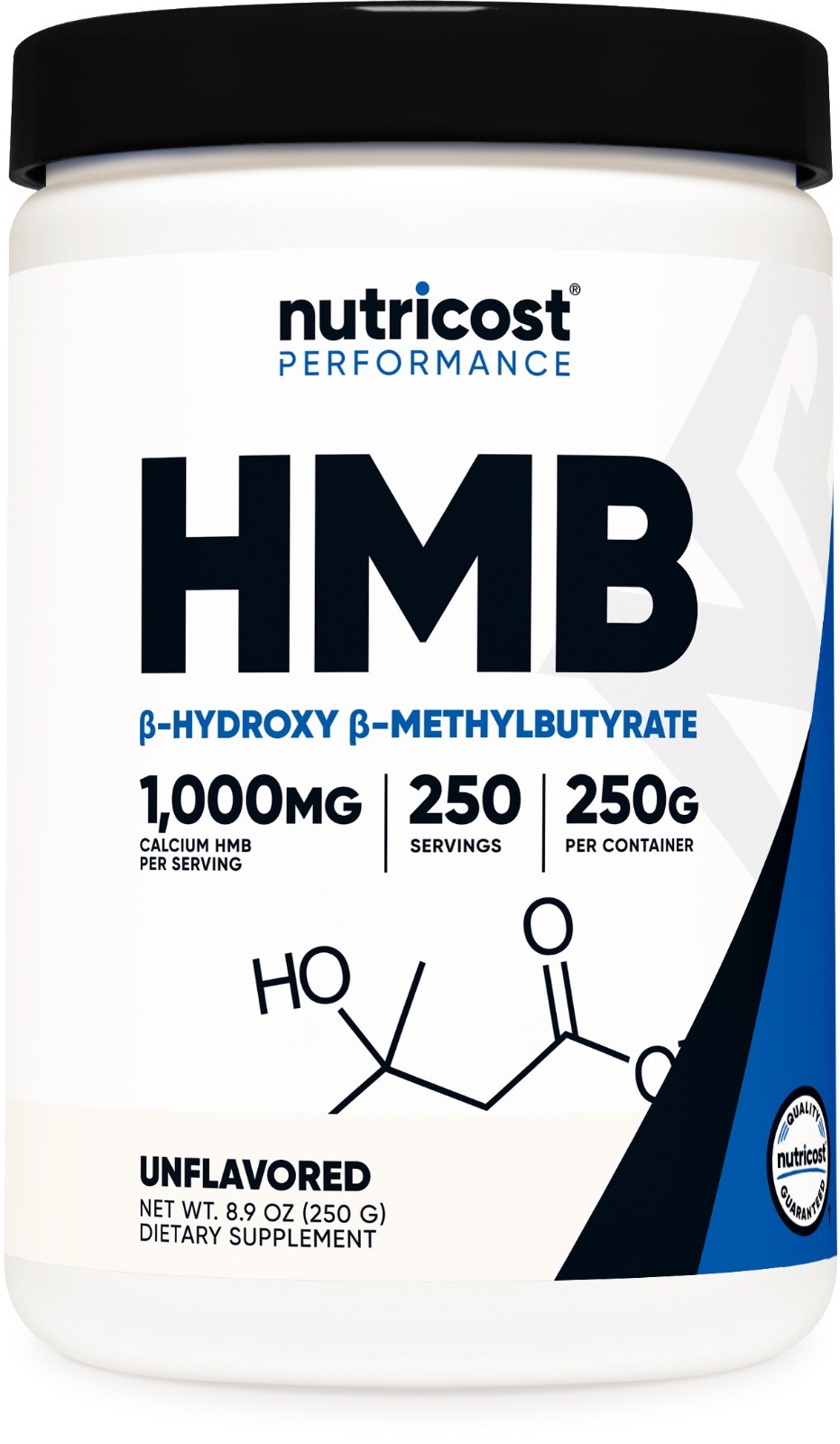Nutricost HMB Powder (Beta-Hydroxy Beta-Methylbutyric) 250 Grams