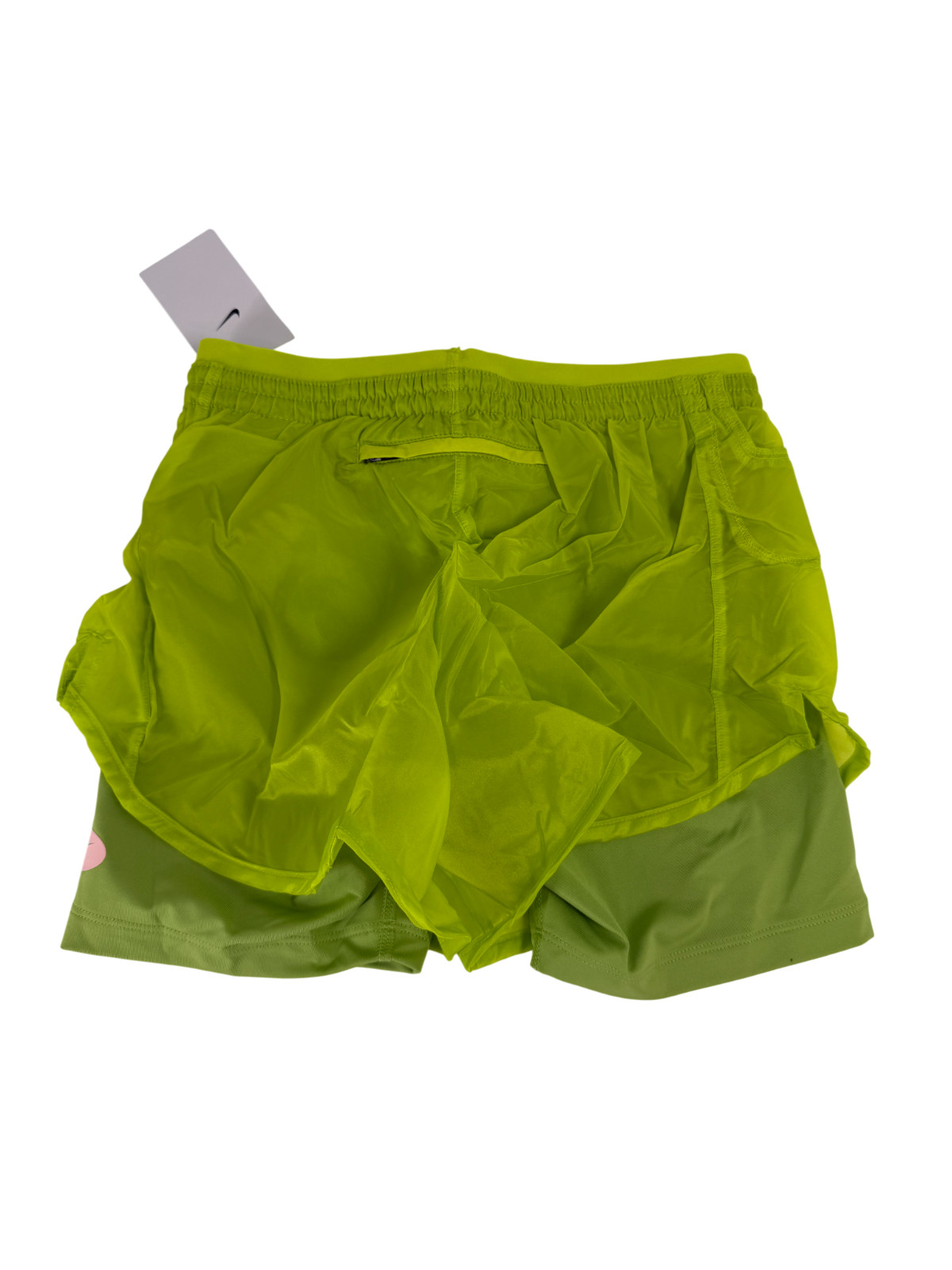 Nike Icon Clash Tempo Luxe Running Shorts Women’s M Green DM7739-321 New