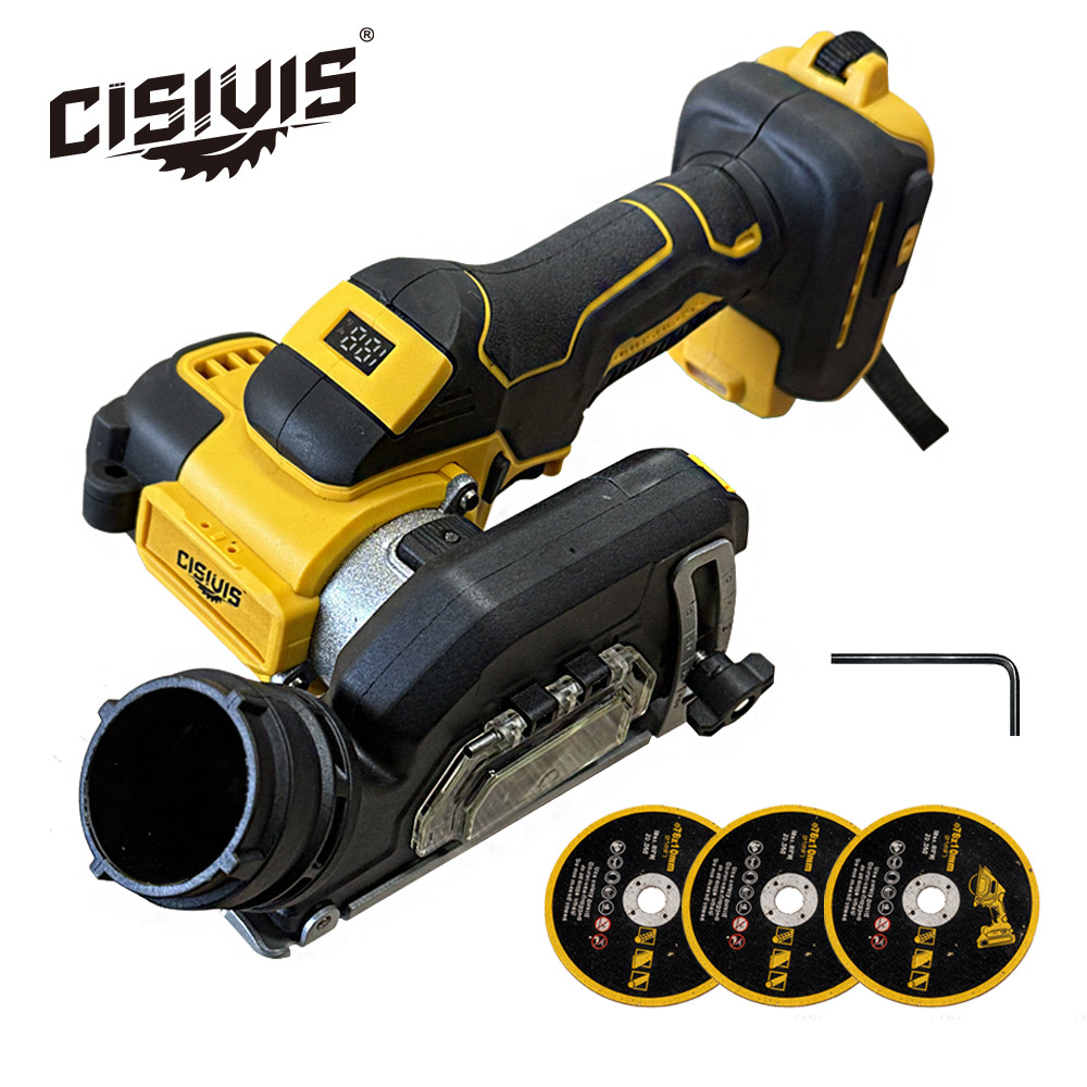 Compact 3" Electric Circular Saw - Brushless Motor, Fits DEWALT 20V/18V
