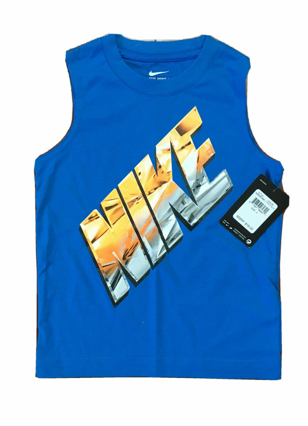 NIKE DRI-FIT or Cotton Boys Short Sleeves T-Shirts; Sizes 4-7 or Youth XS-L, NWT