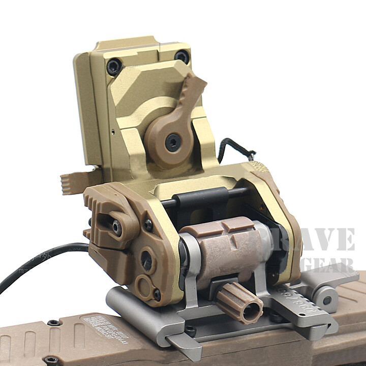 GSGM DPAM Mount w/Helmet Shroud for ANVIS Night Vision Dark Earth