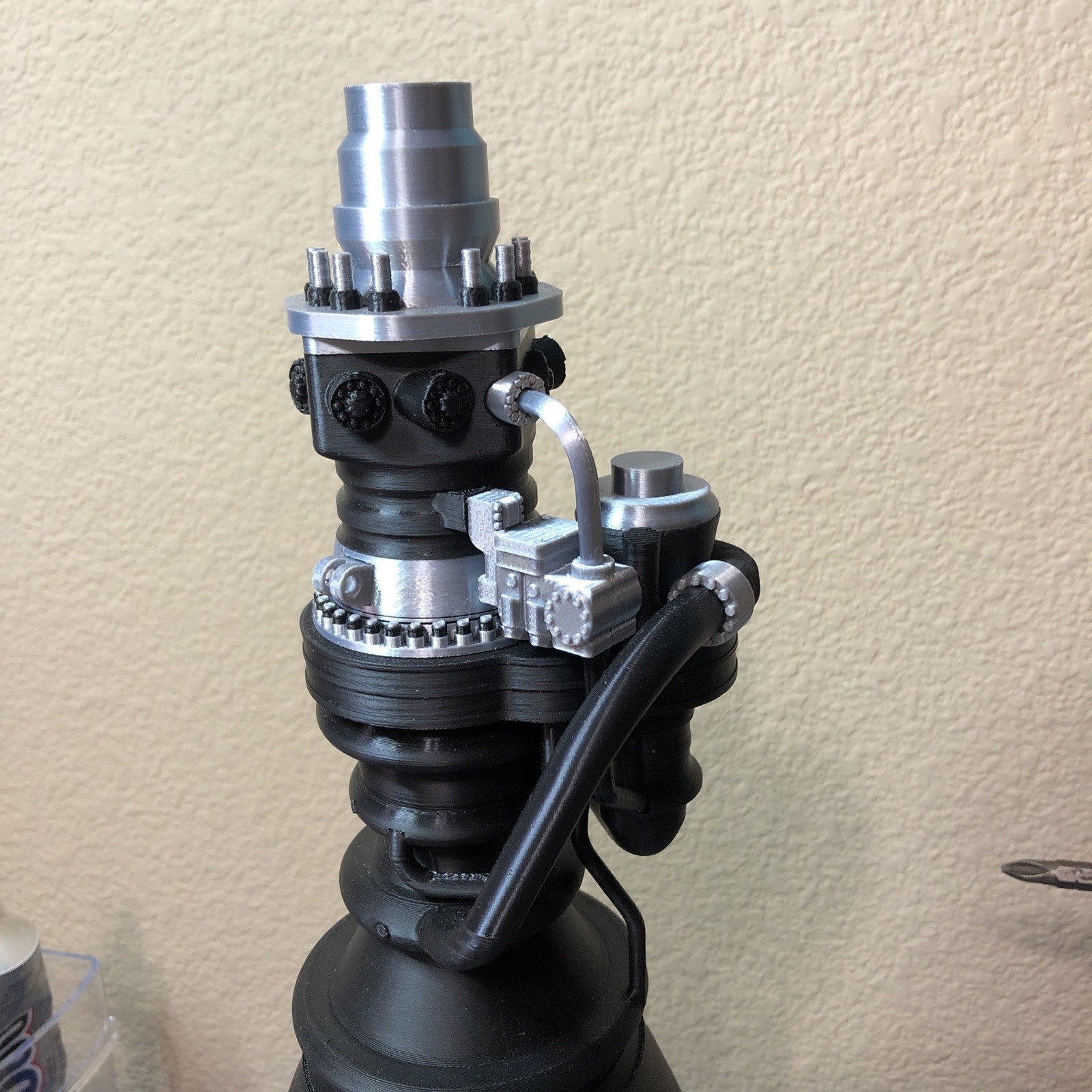 Spacex Raptor 3 Engine deocration - 3D printed model
