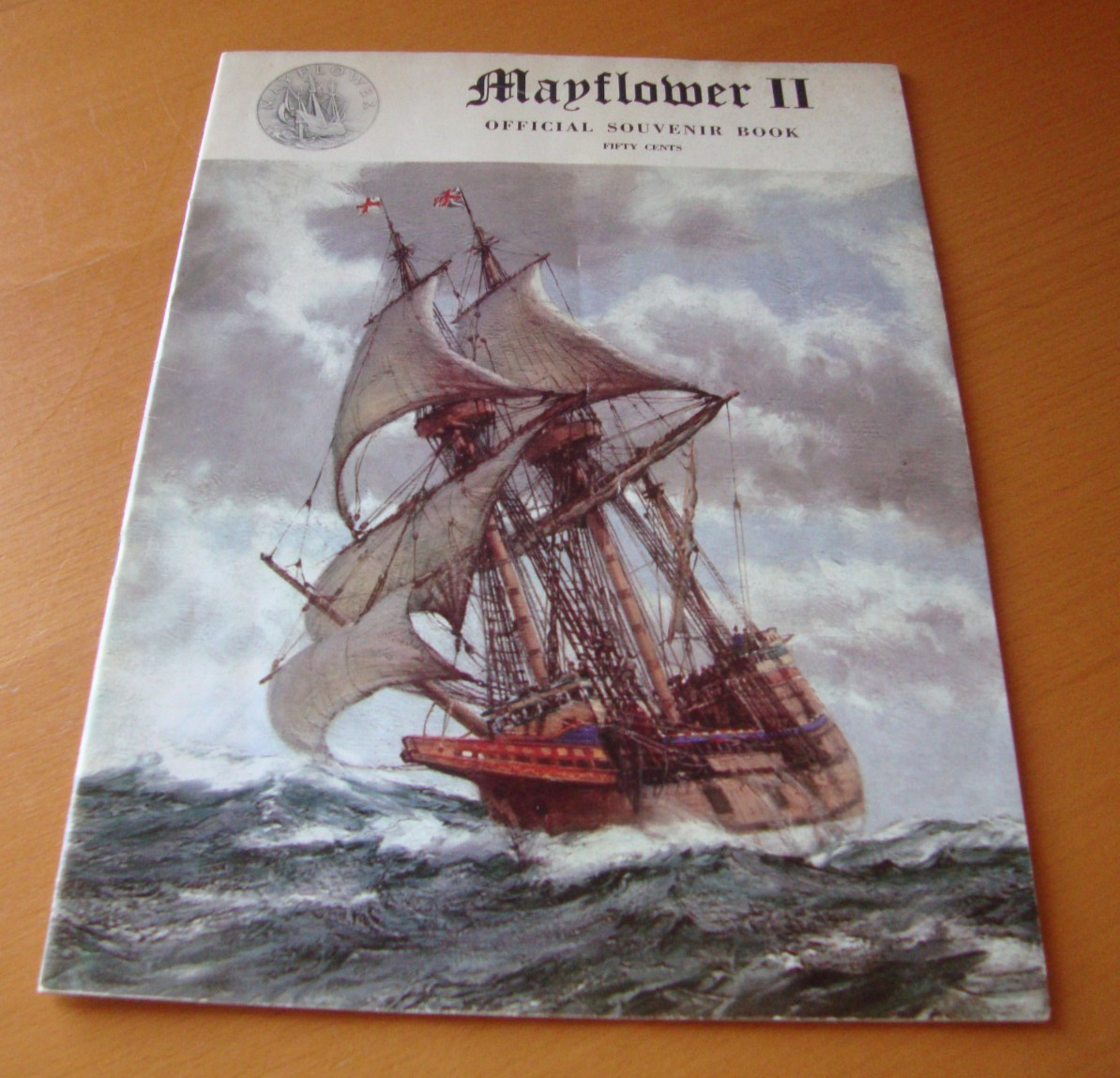 Vintage Mayflower II Official Souvenir Booklet NY Mayflower II Exposition 1957