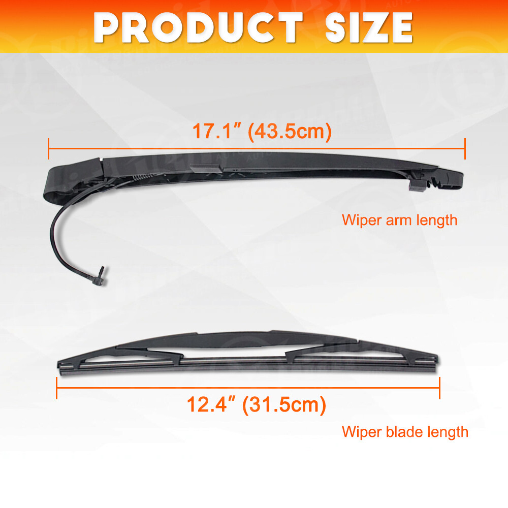 SET NEW OEM Quality Rear WIPER Blade and Arm For Chevrolet Tahoe 2007-2014