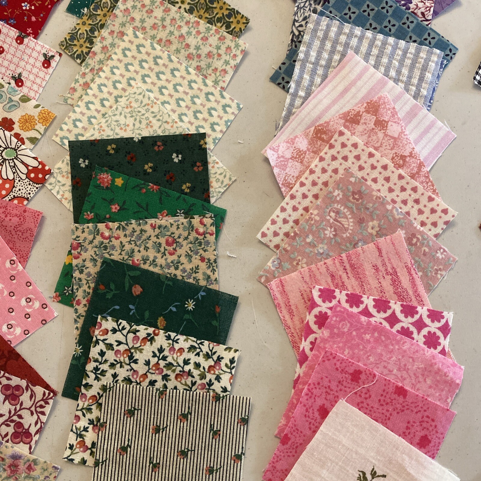 150 2.5 INCH (2.5” X 2.5”) QUILT SQUARES - Cotton Fabric Crafts Sew