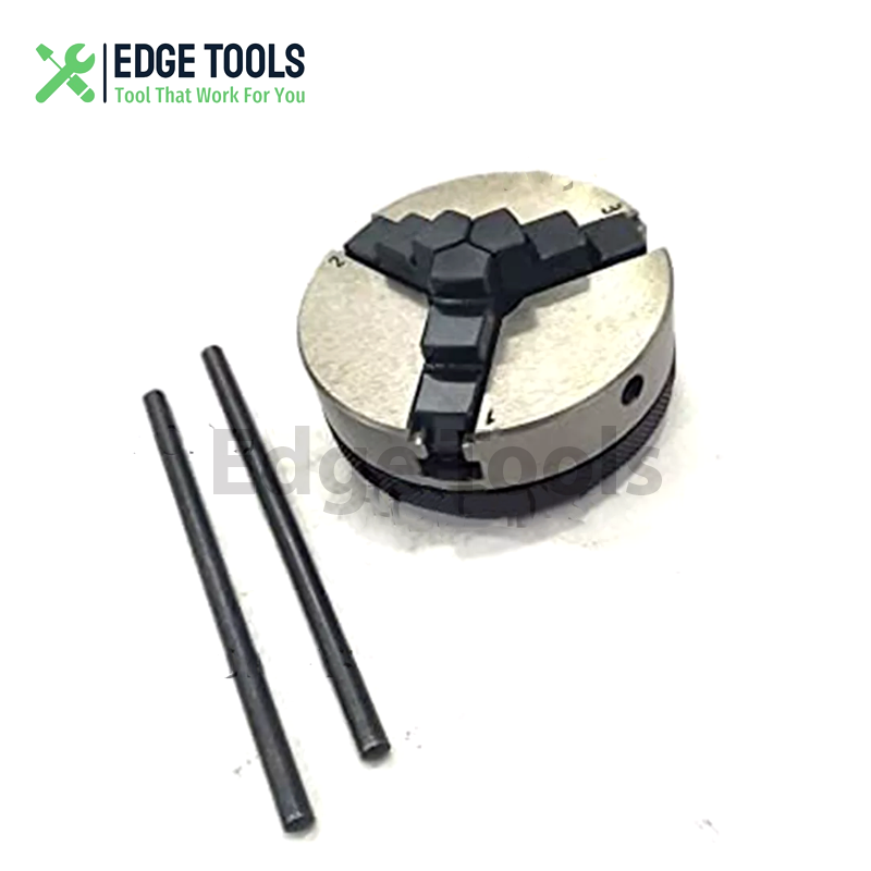 3"/75mm Tilting Rotary Table With 65 mm Mini Lathe Chuck For Milling Machine USA