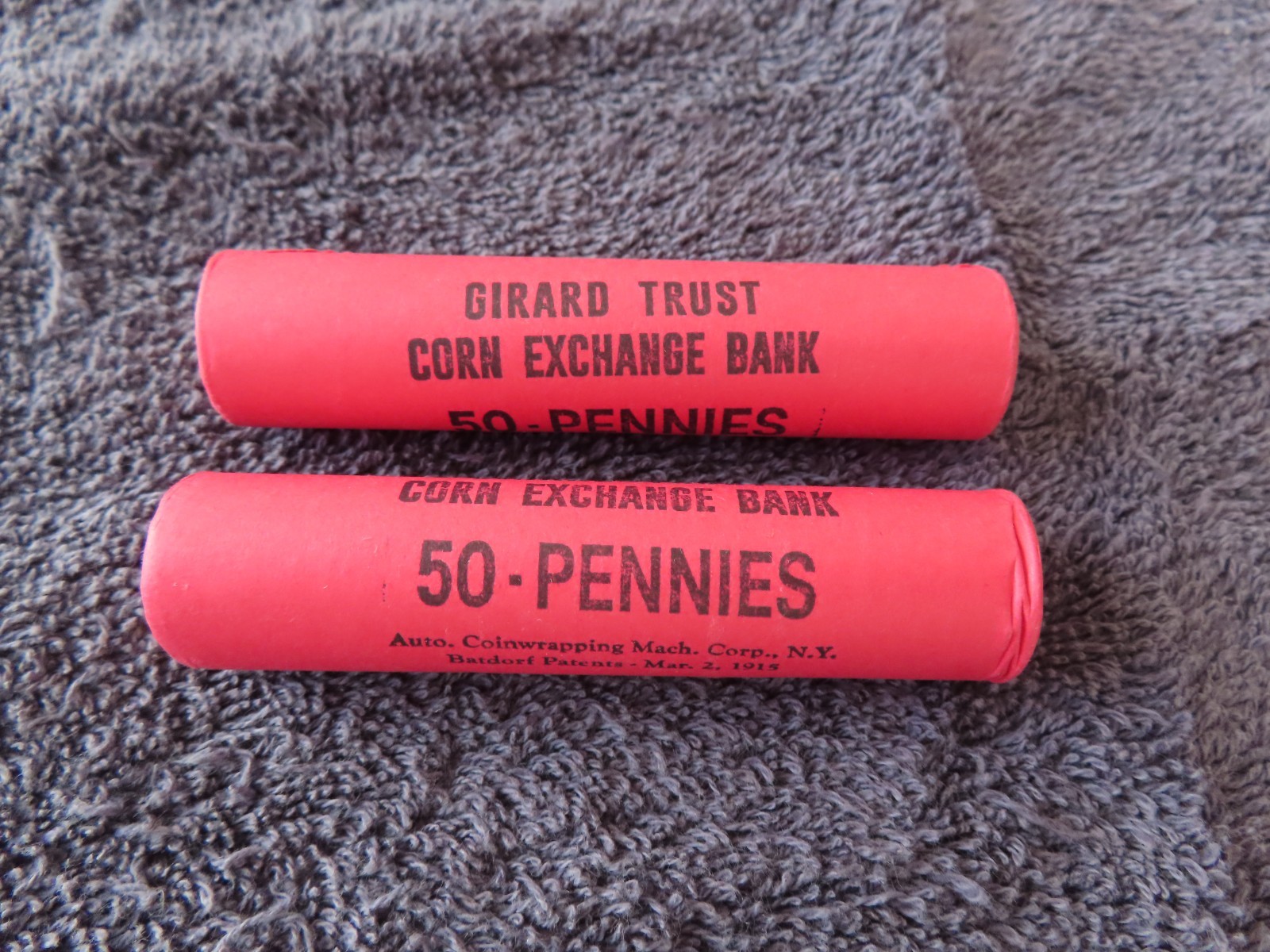 1963 **Original Bank Wrapped ** Uncirculated Lincoln Cent Roll - OBW Penny's