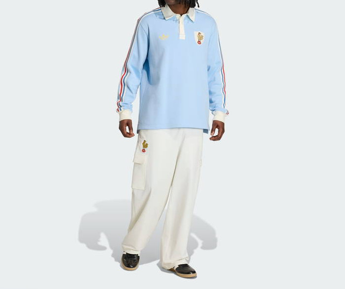 Adidas France Rugby 120th Anniversary Crunch Heritage Jersey JP Size M-3XL