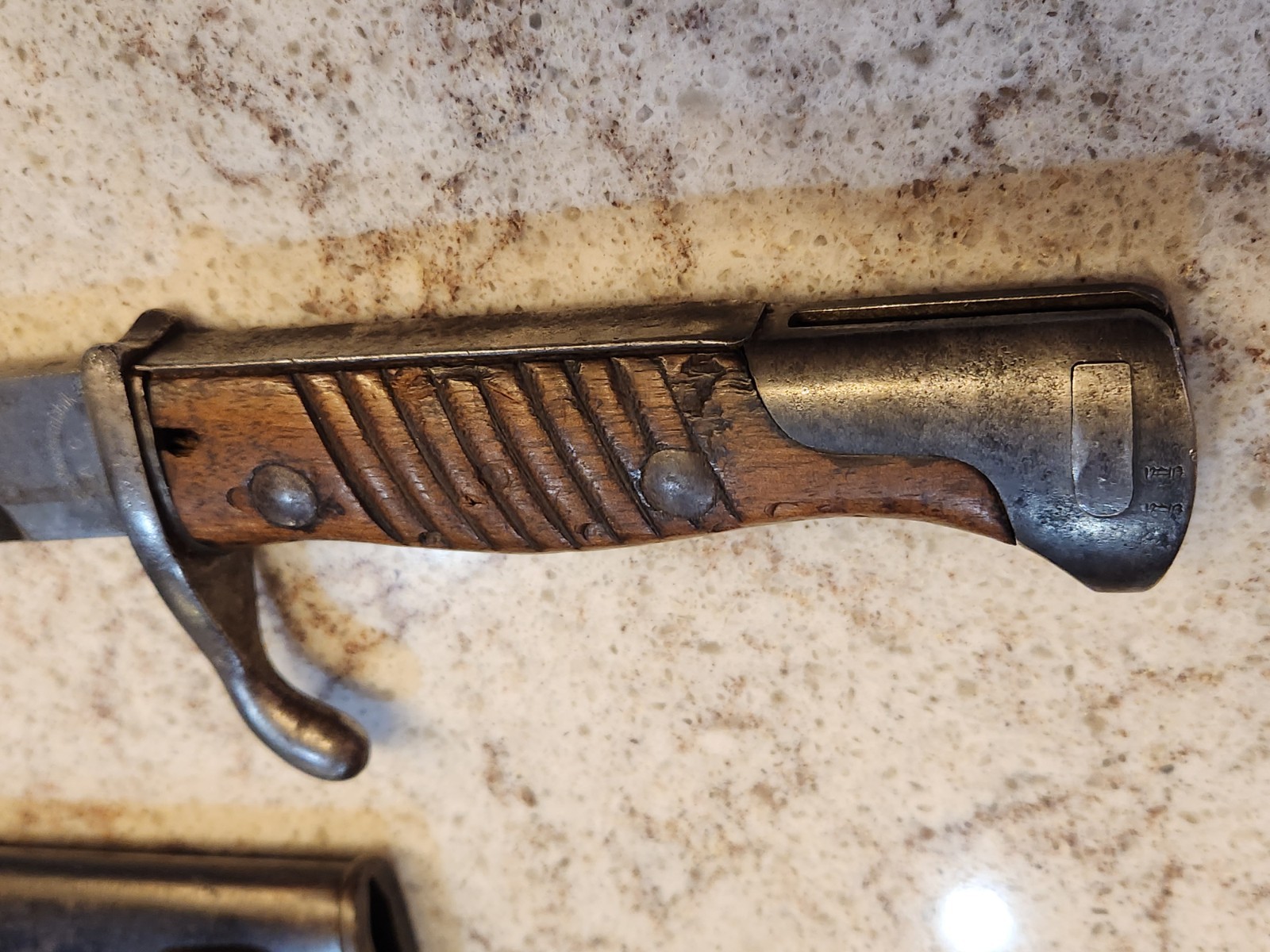 Original WWI German Butcher Blade Bayonet With Sheath (A-G Duisburg)