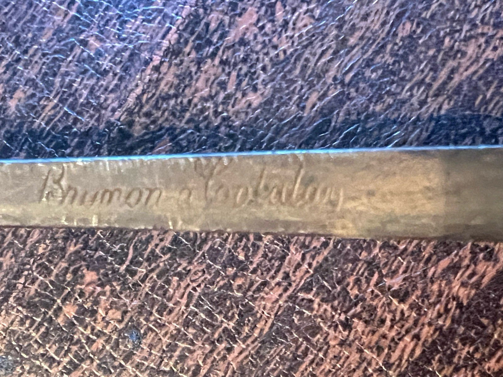 Antique French Fencing Foil Sword Brunon A Cotatay c1900 Épée Training Blade