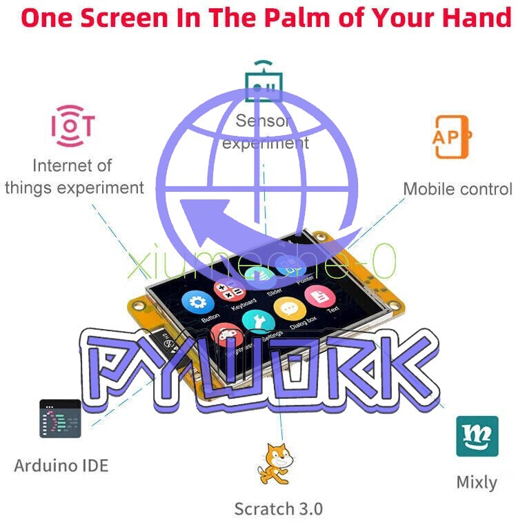 ESP32 WiFi Bluetooth Development Board 2.8in LCD TFT Touch Screen Module 240*320