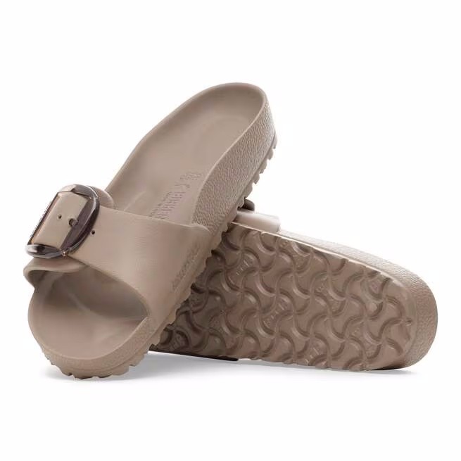 Birkenstock Womens Madrid Big Buckle EVA Sandals 1030479 - Grey Taupe