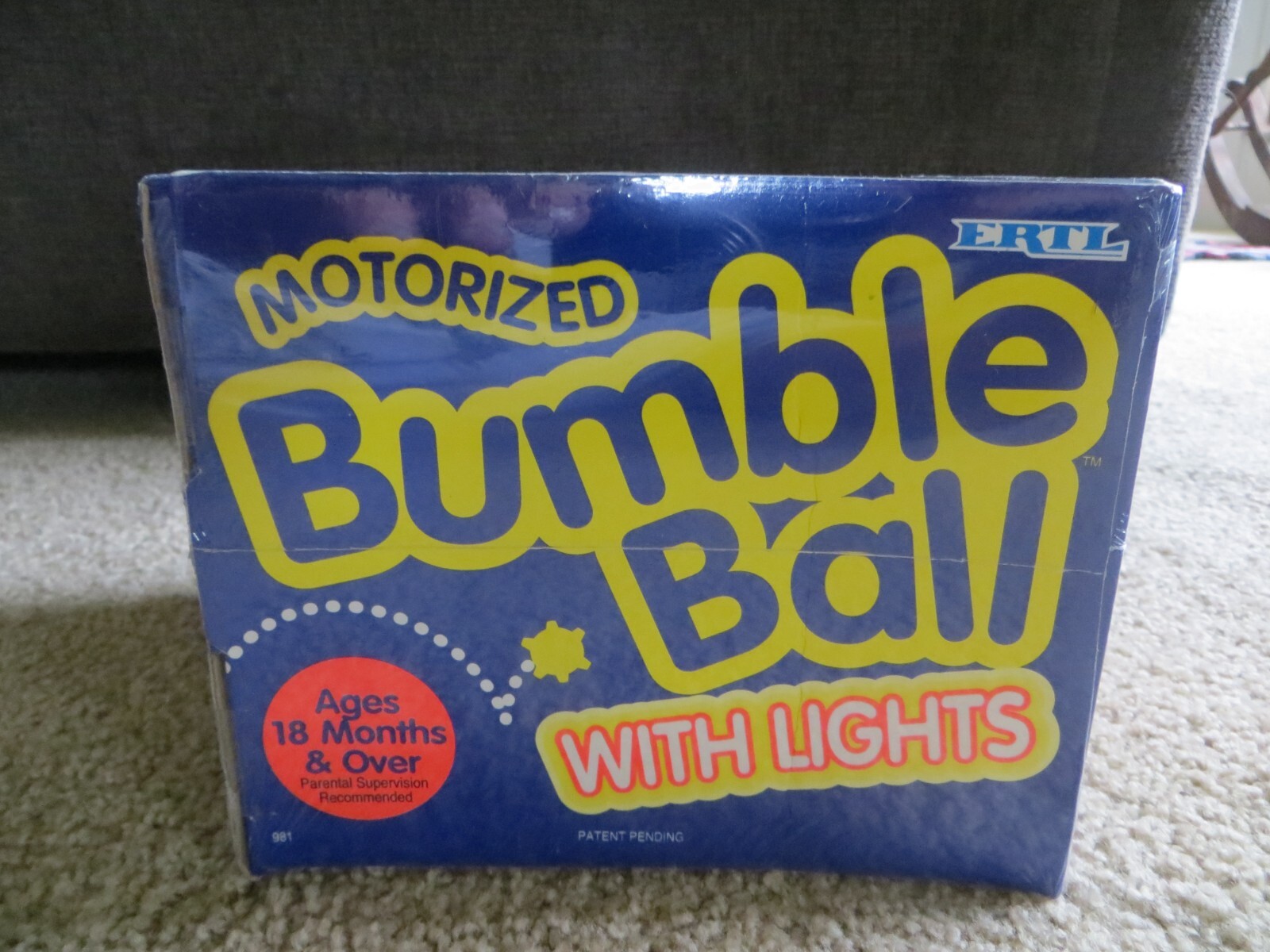 ERTL MOTORIZED BUMBLE BALL WITH LIGHTS - NEW IN SEALED PACKAGING