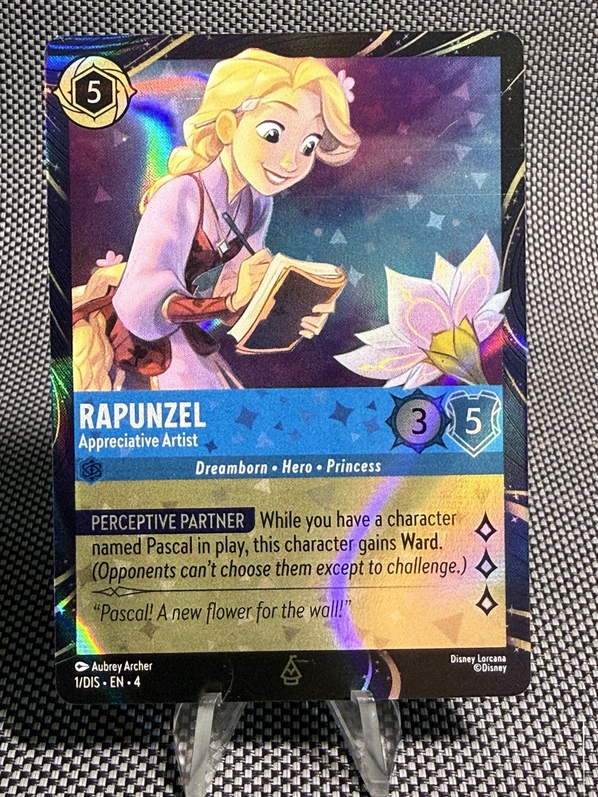 Disney Lorcana Donald Duck & Rapunzel Magical Places Epcot Cards With Questbook