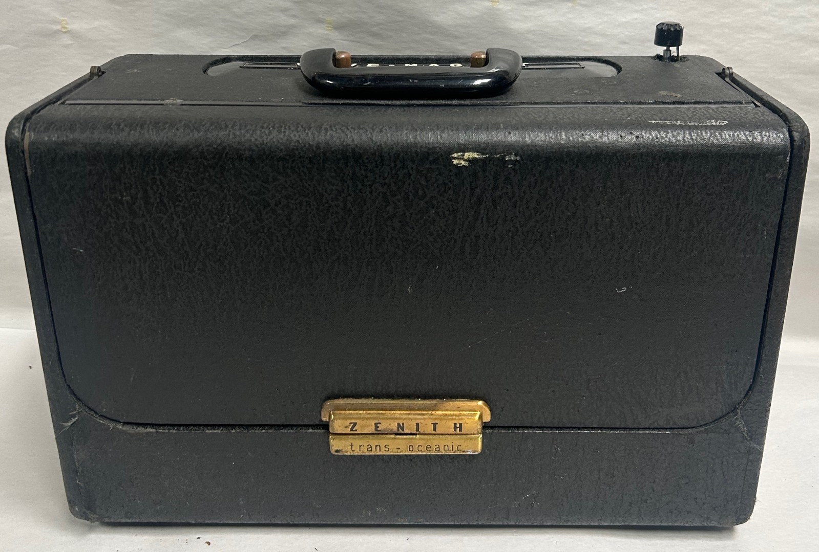 Vtg Zenith Trans-Oceanic Model L600 Super DeLuxe Shortwave Radio Receiver (A30)