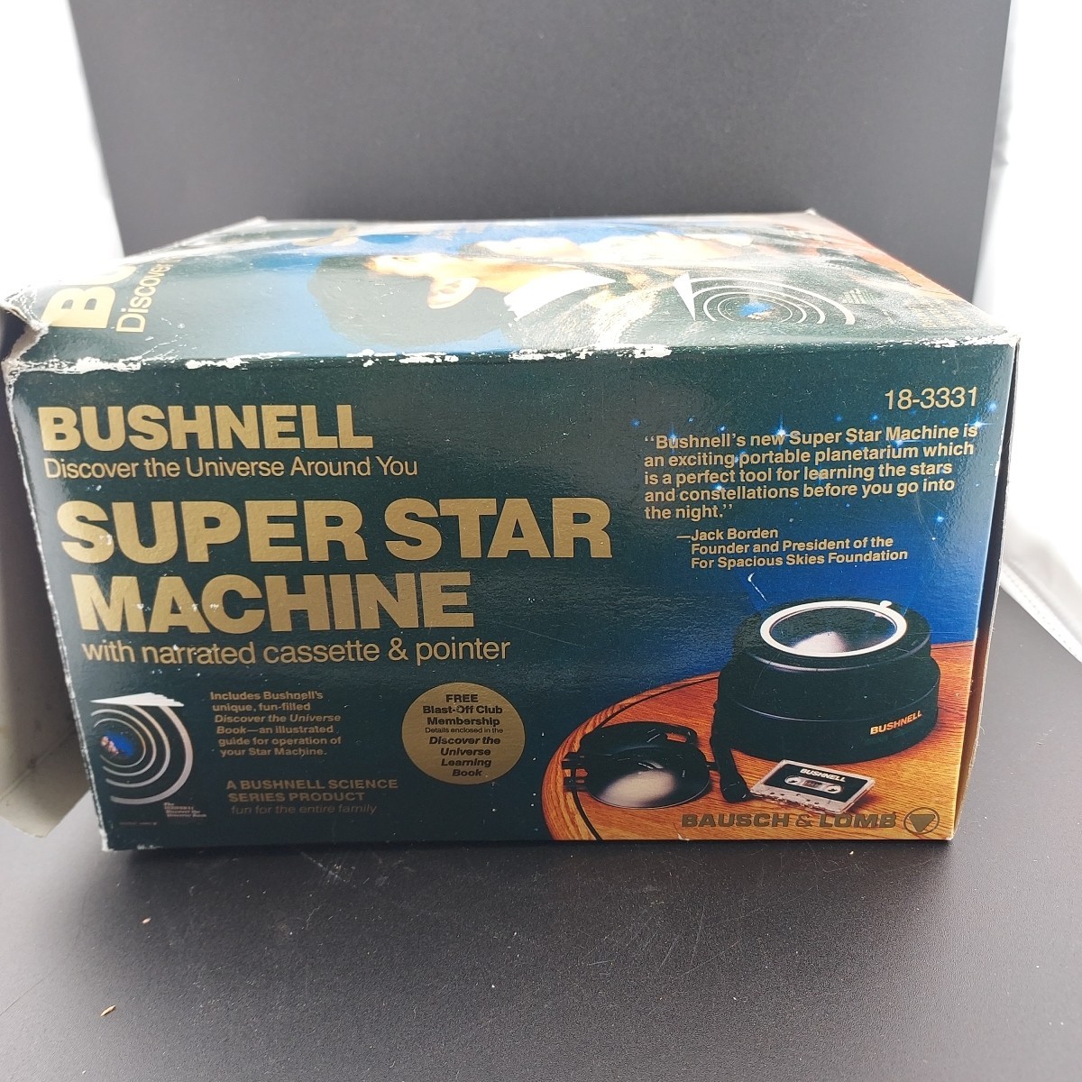 Bausch And Lomb Bushnell Super Star Machine Planetarium Projector Vintage STEM