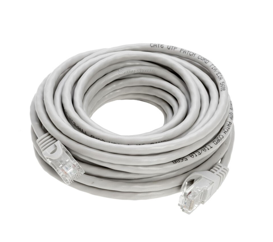 CAT6e/ CAT6 Ethernet LAN Network RJ45 Patch Cable Gray 1.5FT- 20FT Multipack LOT
