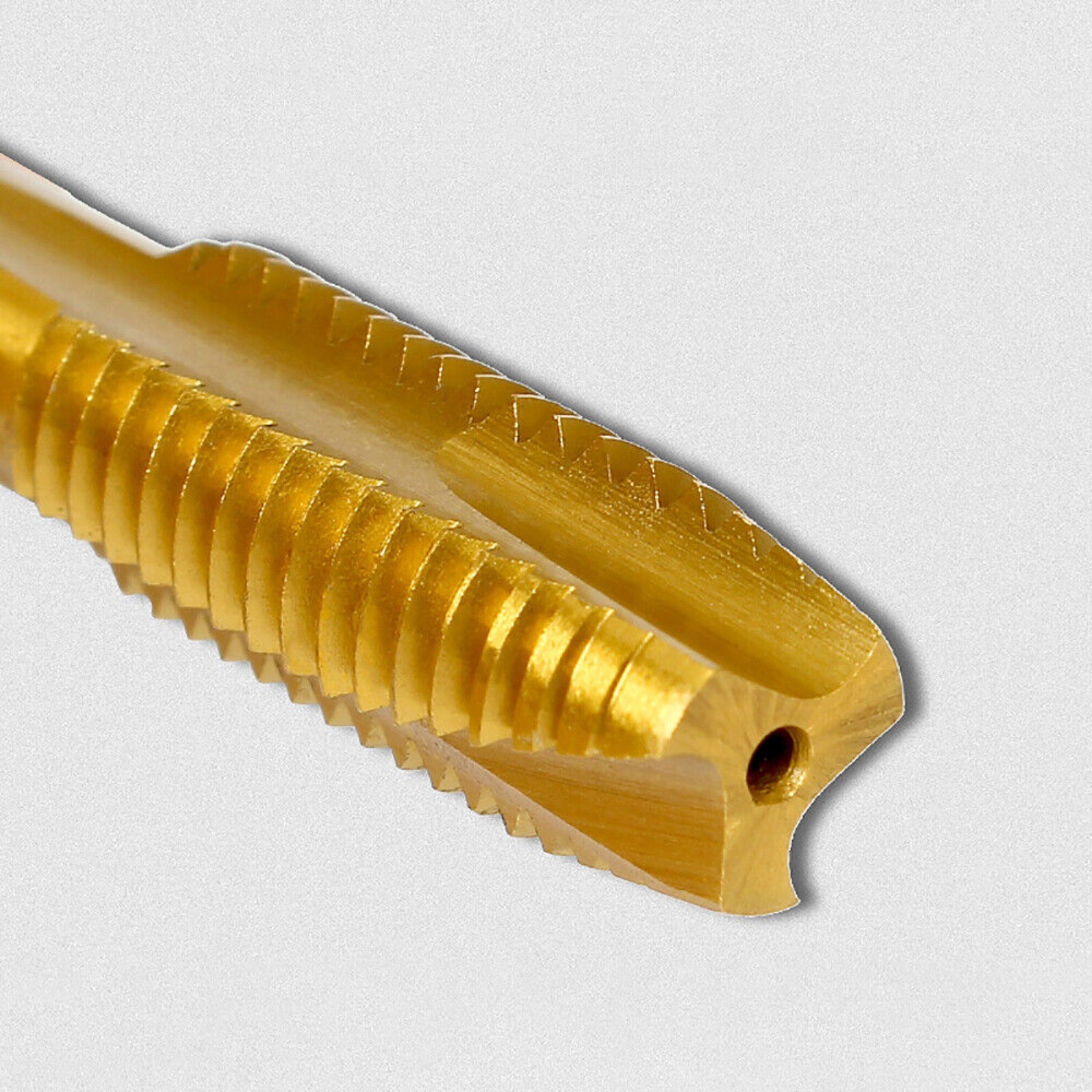 Spiral Flute Point HSS Machine Thread Taps Set TiN Coated / HSS-Co Cobalt M2-M12