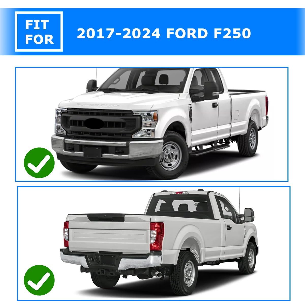 前杆绞车安装适用于 2017 - 2025 福特 F250/F350(不包括柴油型号)
