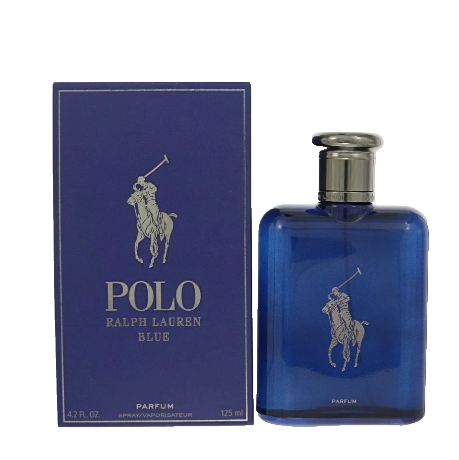 Polo Blue by Ralph Lauren 4.2 Oz PARFUM Men's Spray New & Sealed