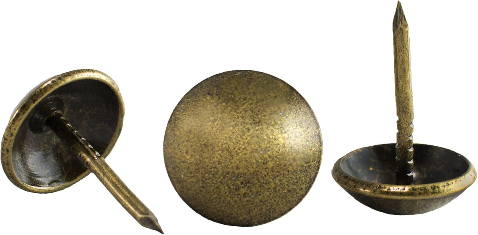 ® 500 PCS Heavy Duty Antique Brass Finish Upholstery Tacks, Sofa Nails, French N