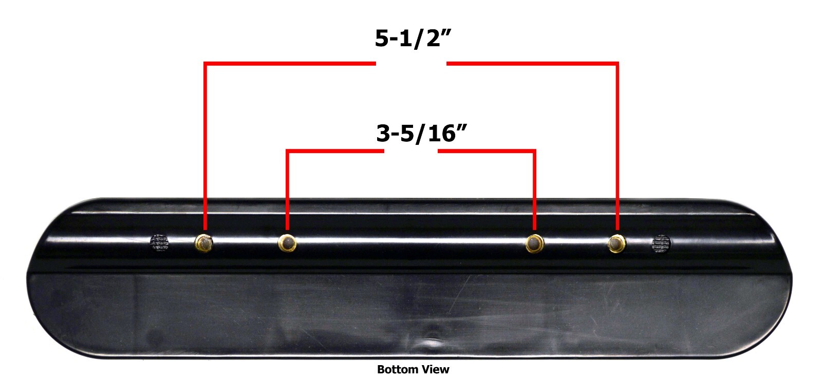 NEW Universal DESK Length (9-1/8") Wheelchair Arm Pads, BLACK (Pair), Universal