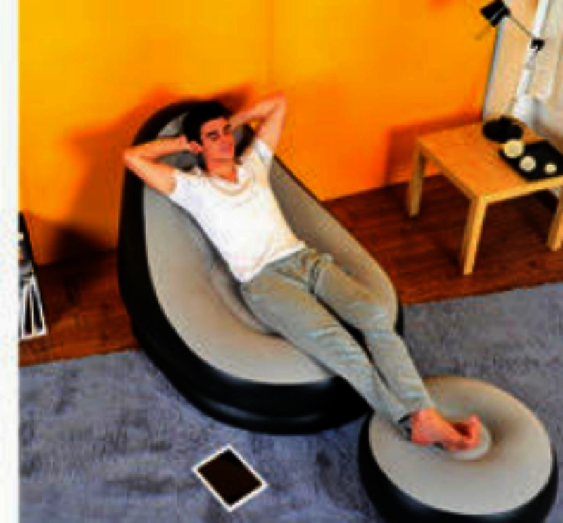 JILONG~DELUXE MODERN PORTBLE LOUNGER~OTTOMAN FOOT STOOL~GAME CAUCH SOFA SEAT SET