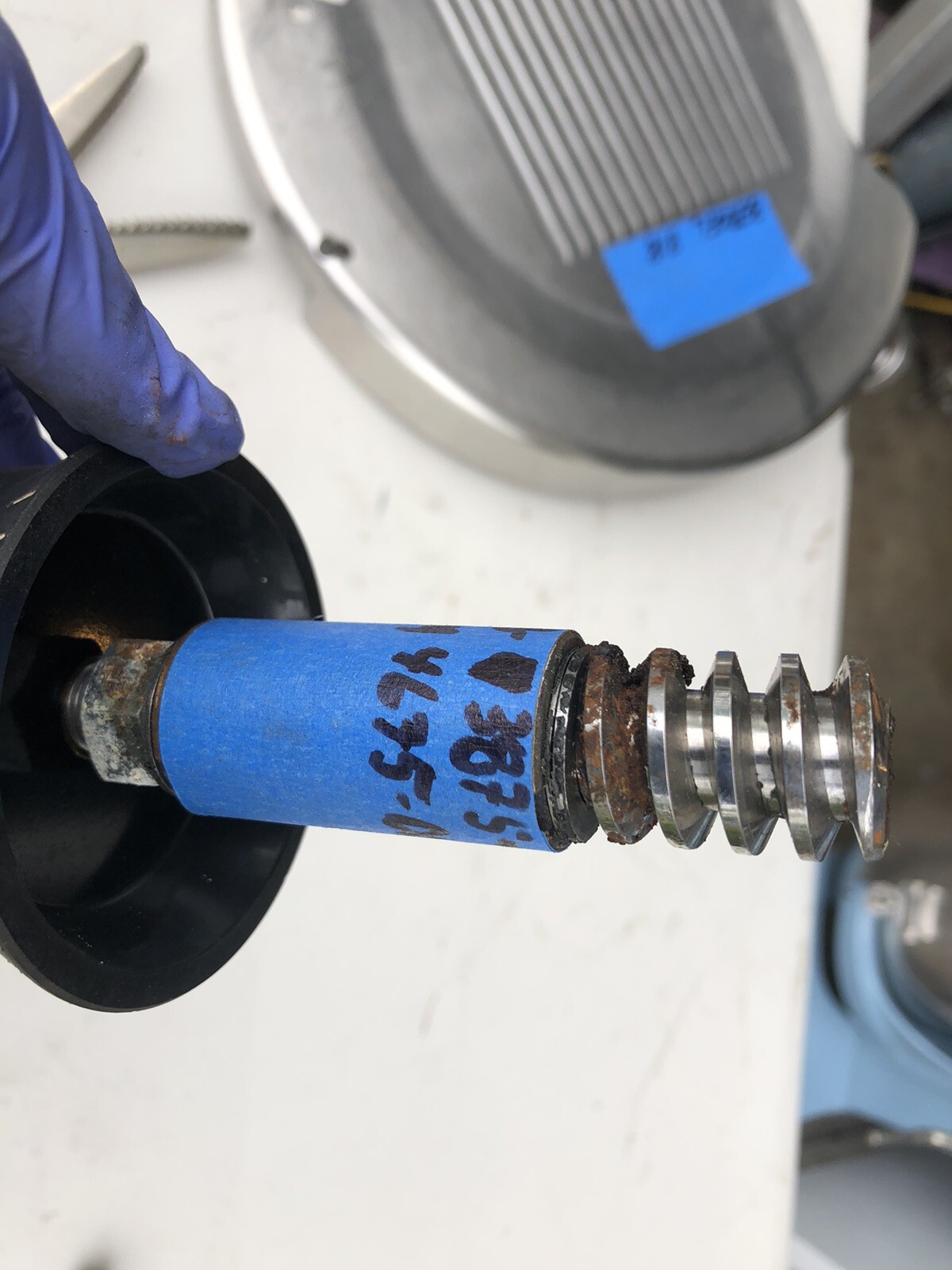 Berkel Slicer Model 818 P/N 4675-00336 & 3875-00151 Worm Index & Knob